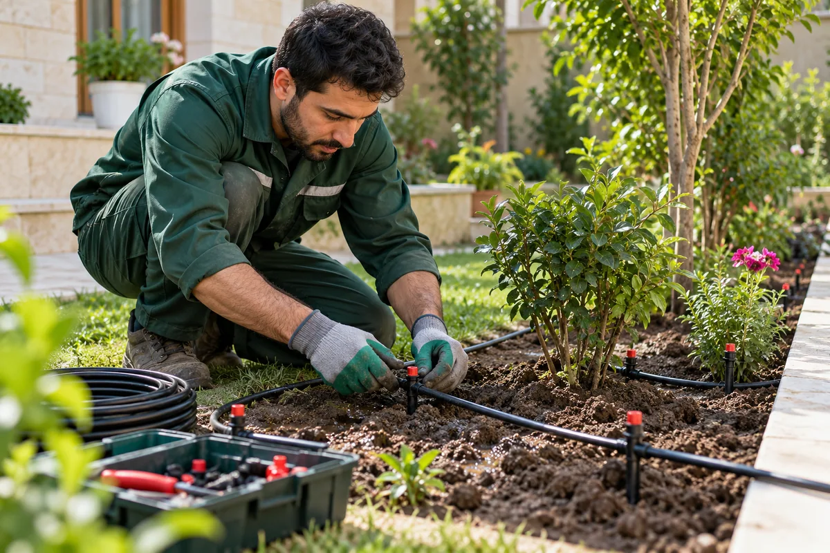 طراحی و اجرای سیستم آبیاری نوین