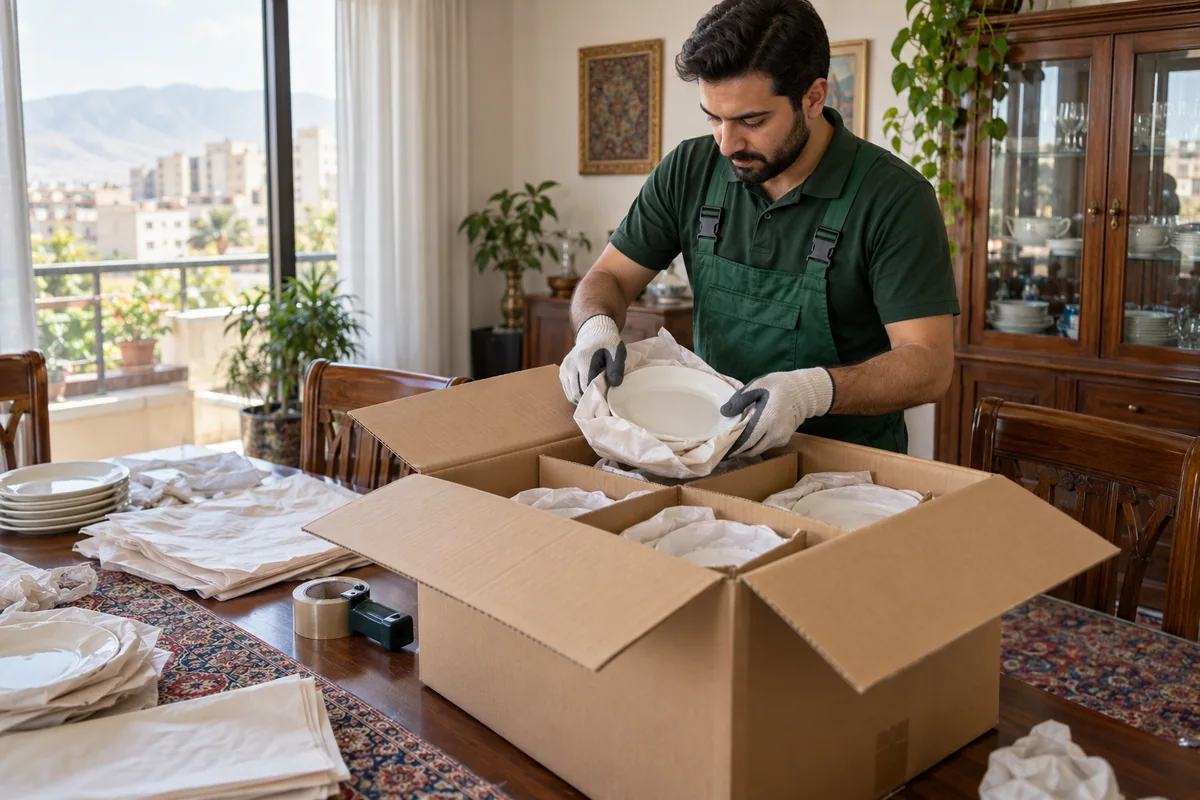 بسته بندی اسباب و اثاثیه