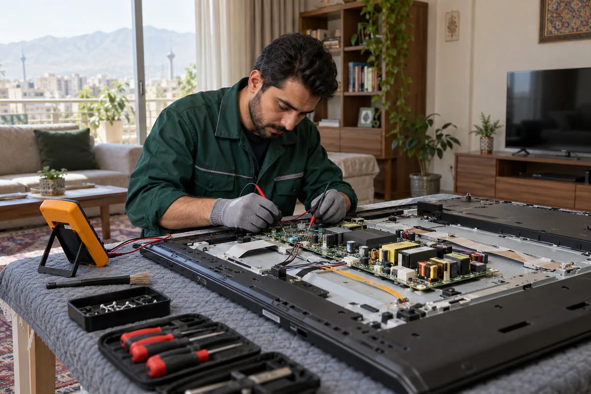 تعمیر تلویزیون و led و lcd